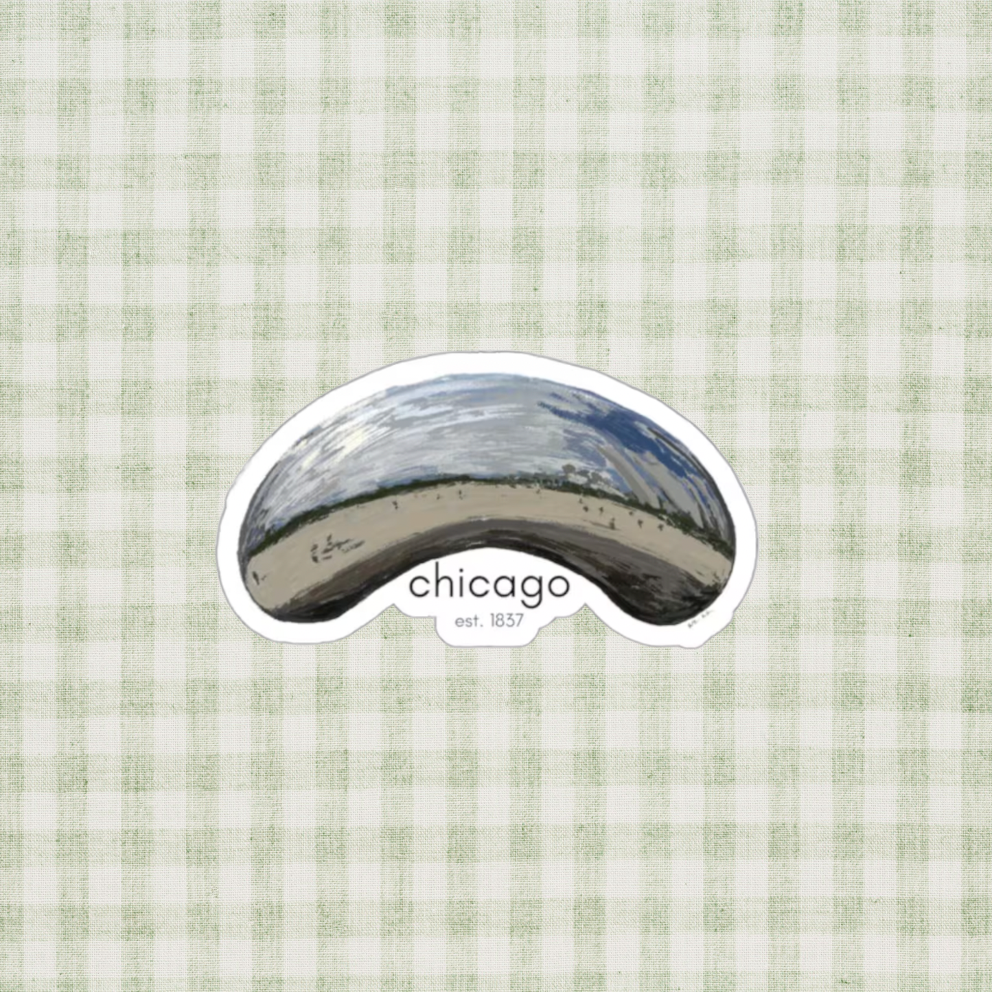 Chicago Cloud Gate ("The Bean") Sticker