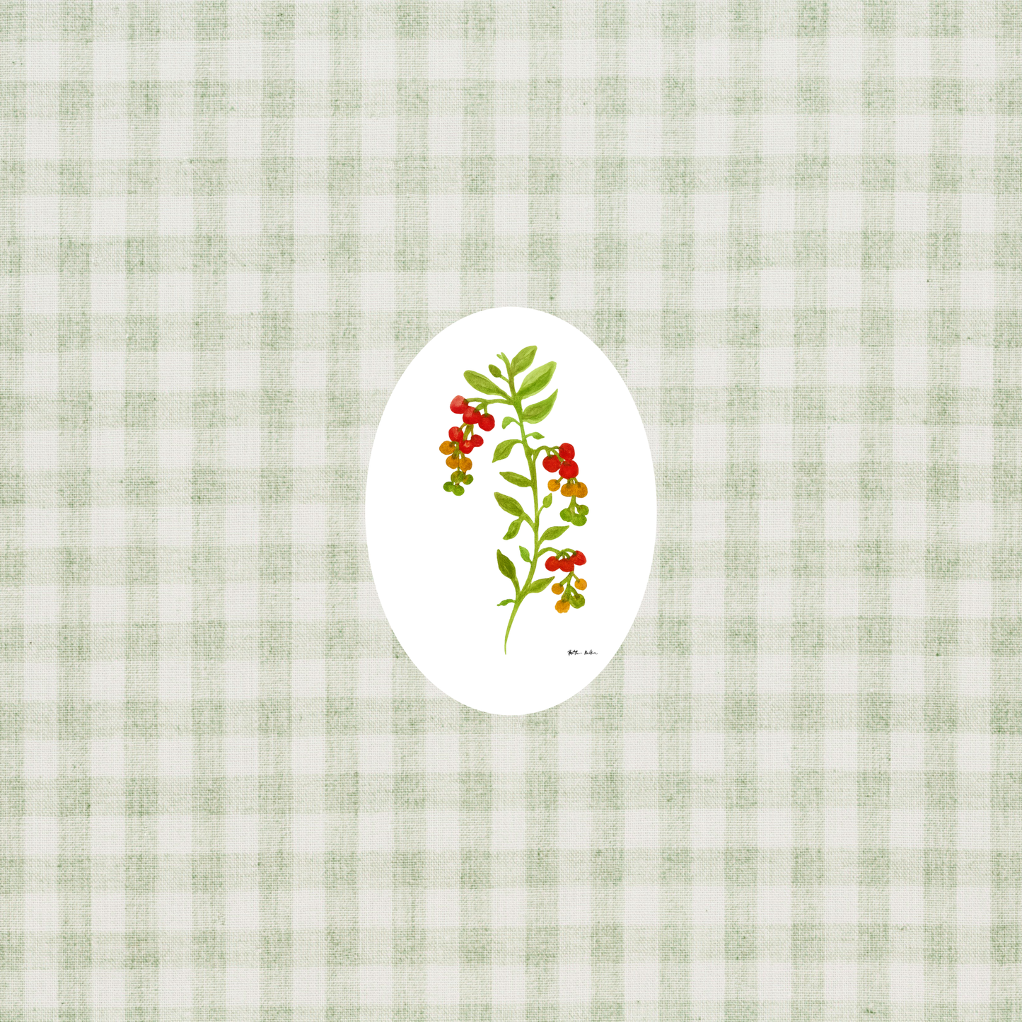 Tomato Plant Sticker