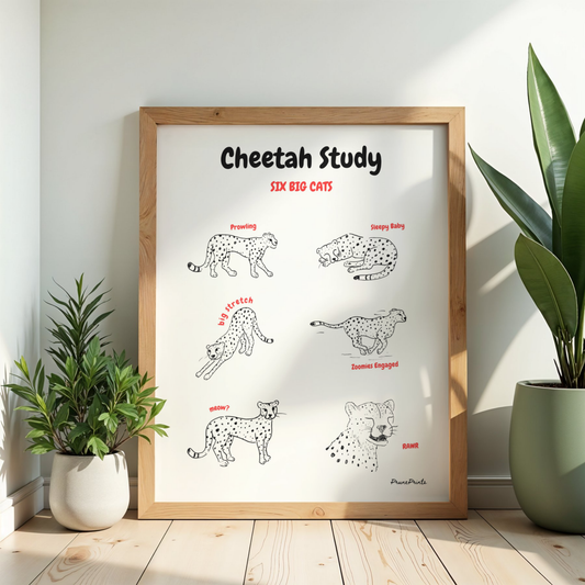 Cheetah Study Print