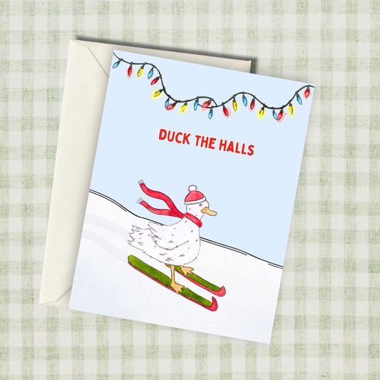 Duck the Halls Card