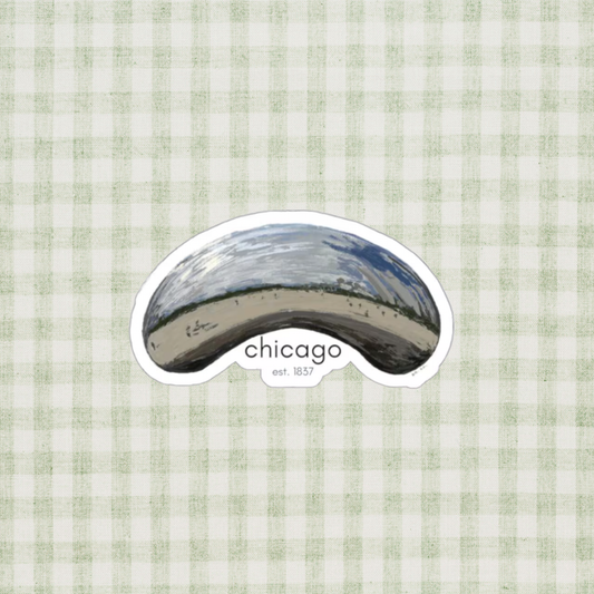 Chicago Cloud Gate ("The Bean") Sticker