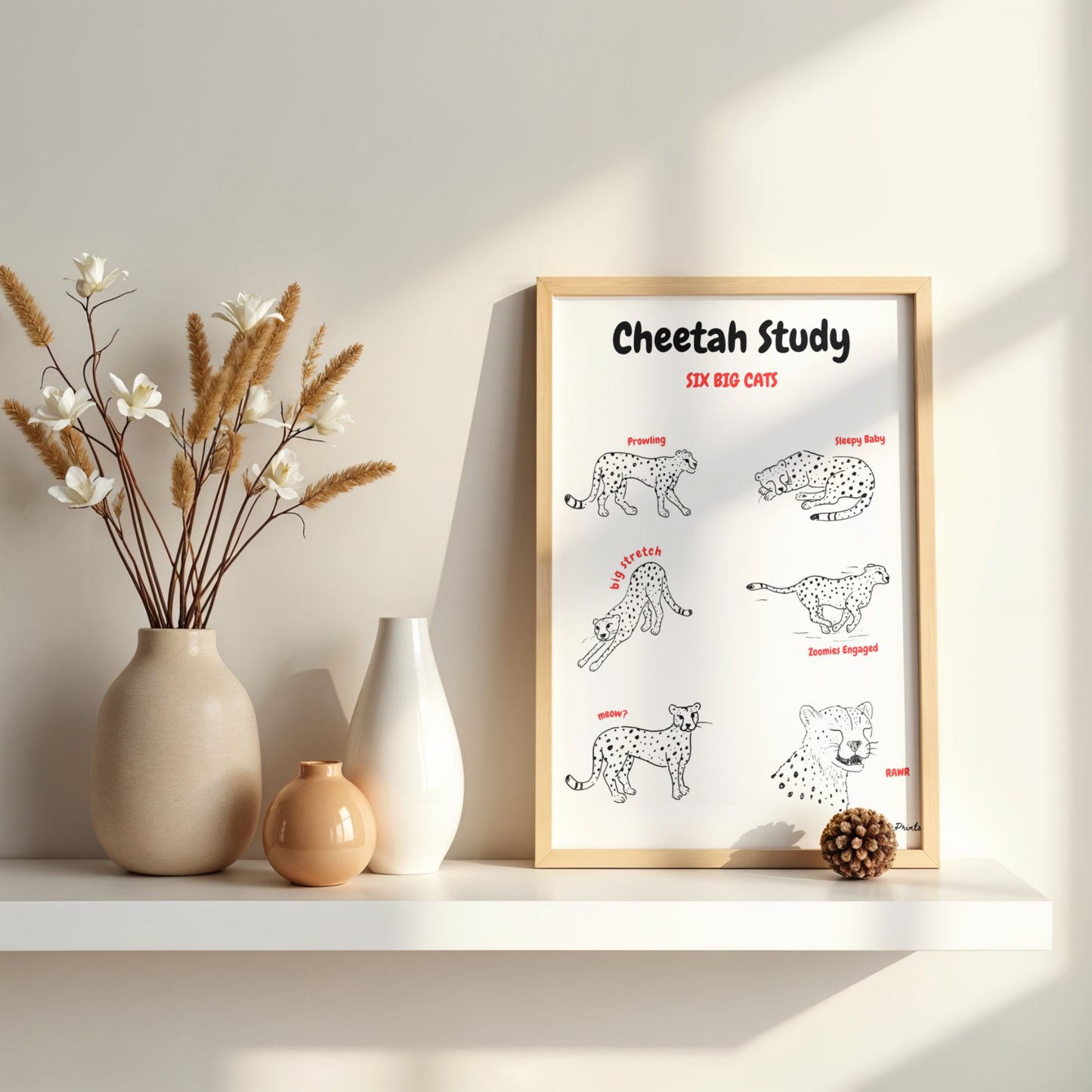 Cheetah Study Print