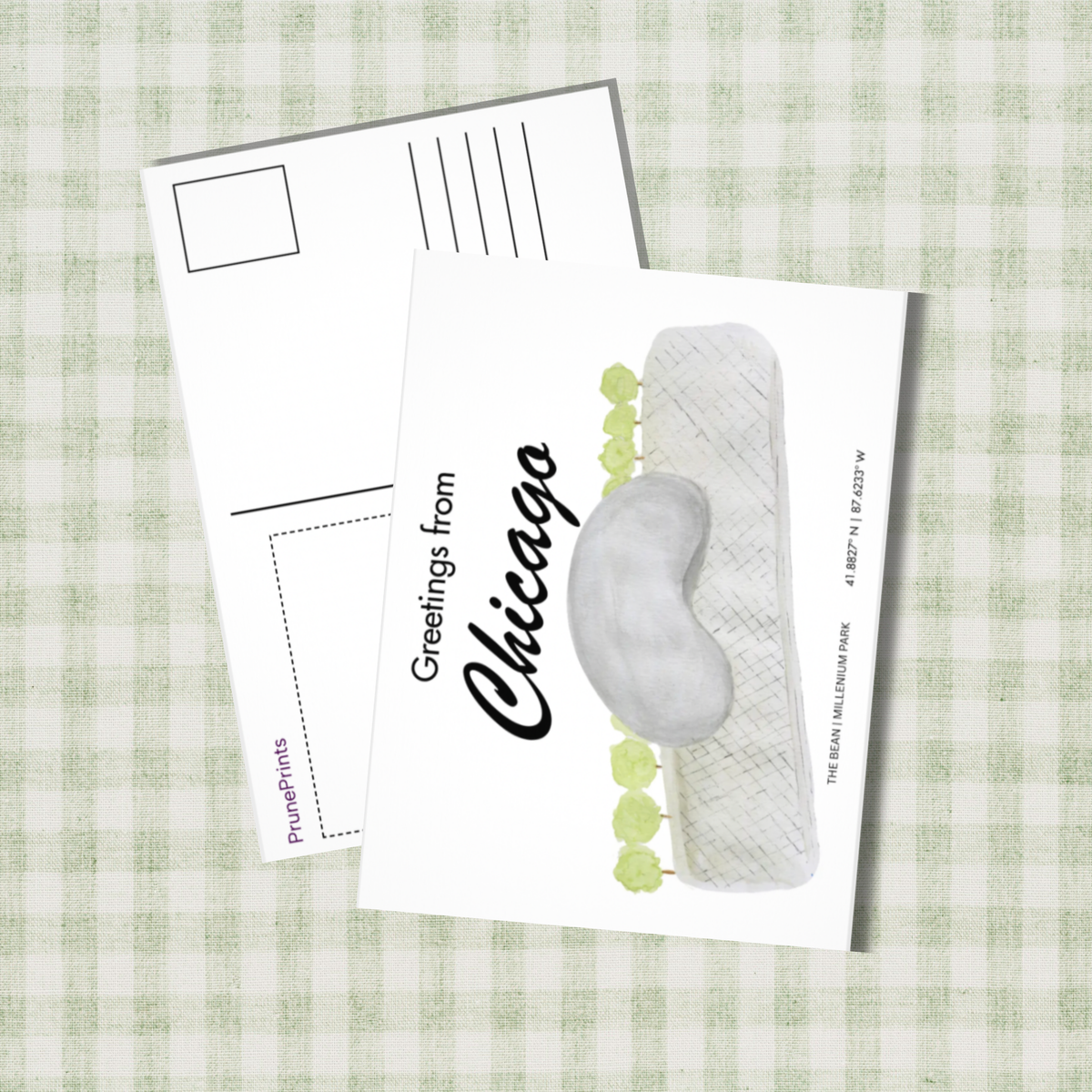 Chicago Bean Postcard