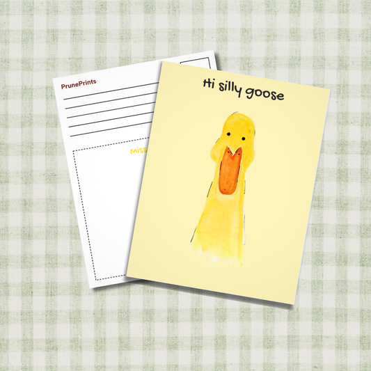 Silly Goose Postcard