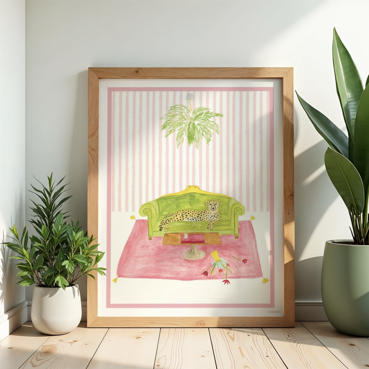 The Cheetah Lounge Print