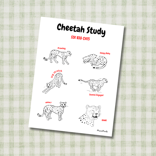 Cheetah Study Print