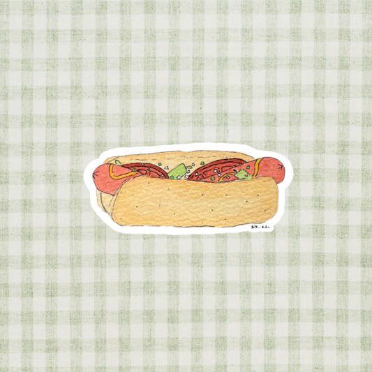 Chicago-Style Hot Dog Sticker
