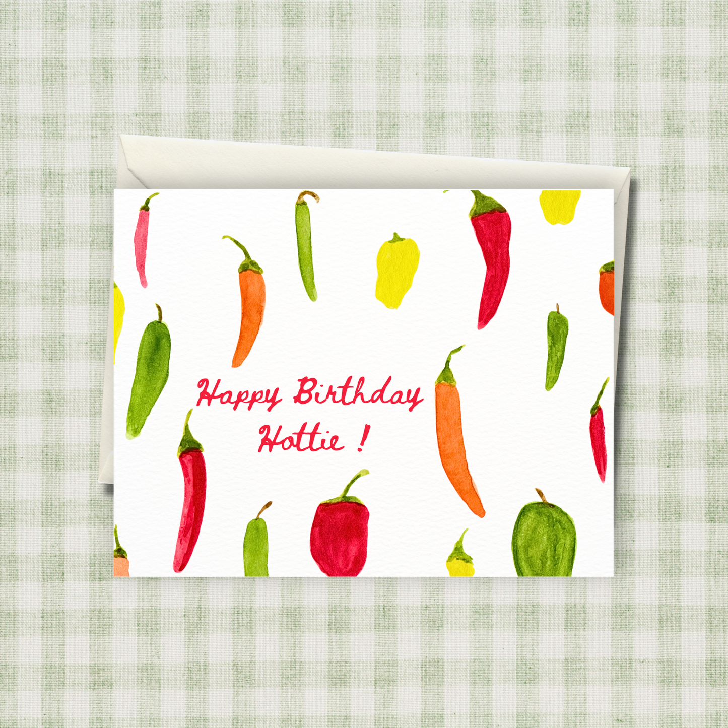 Happy Birthday Hottie Card