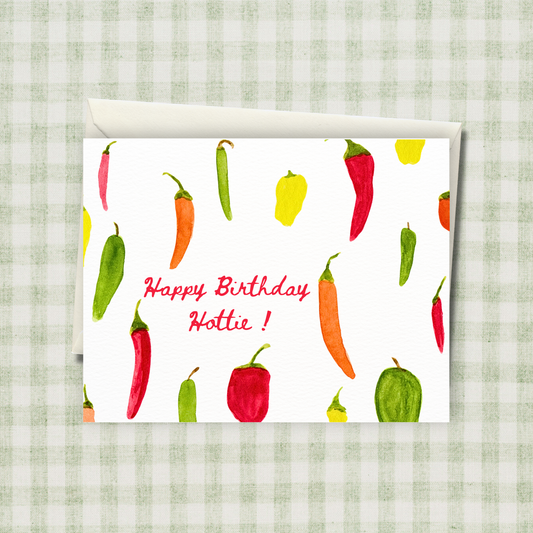 Happy Birthday Hottie Card