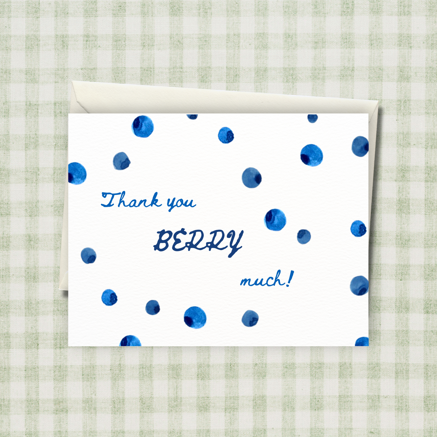 Thank You Berry Much Card