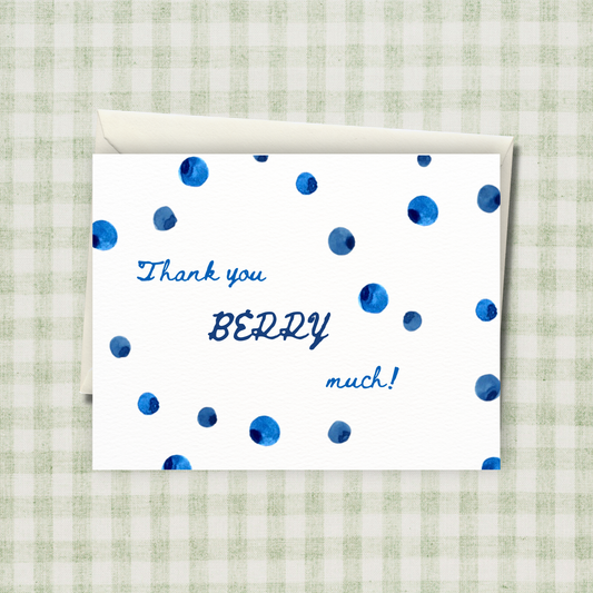 Thank You Berry Much Card