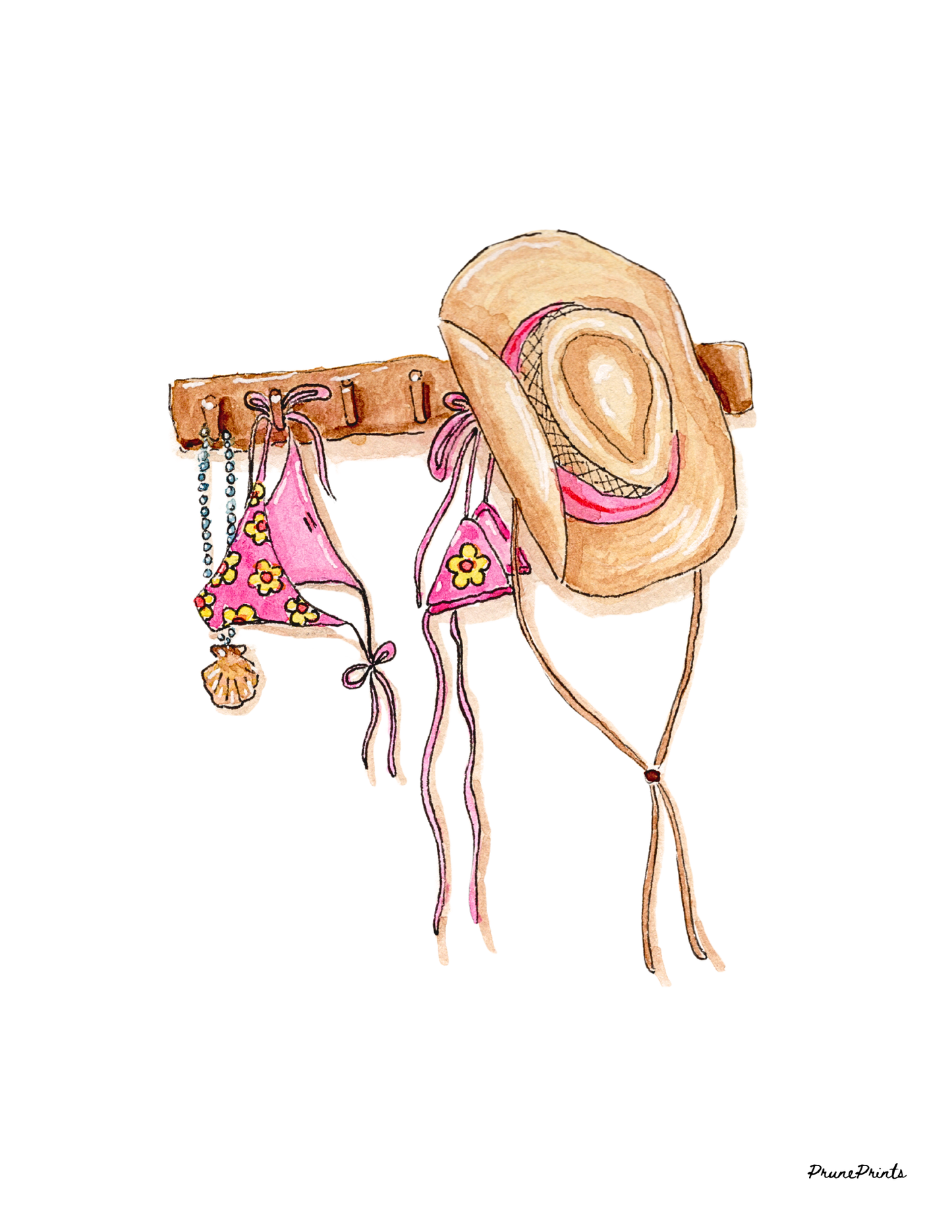 Coastal Cowgirl Print