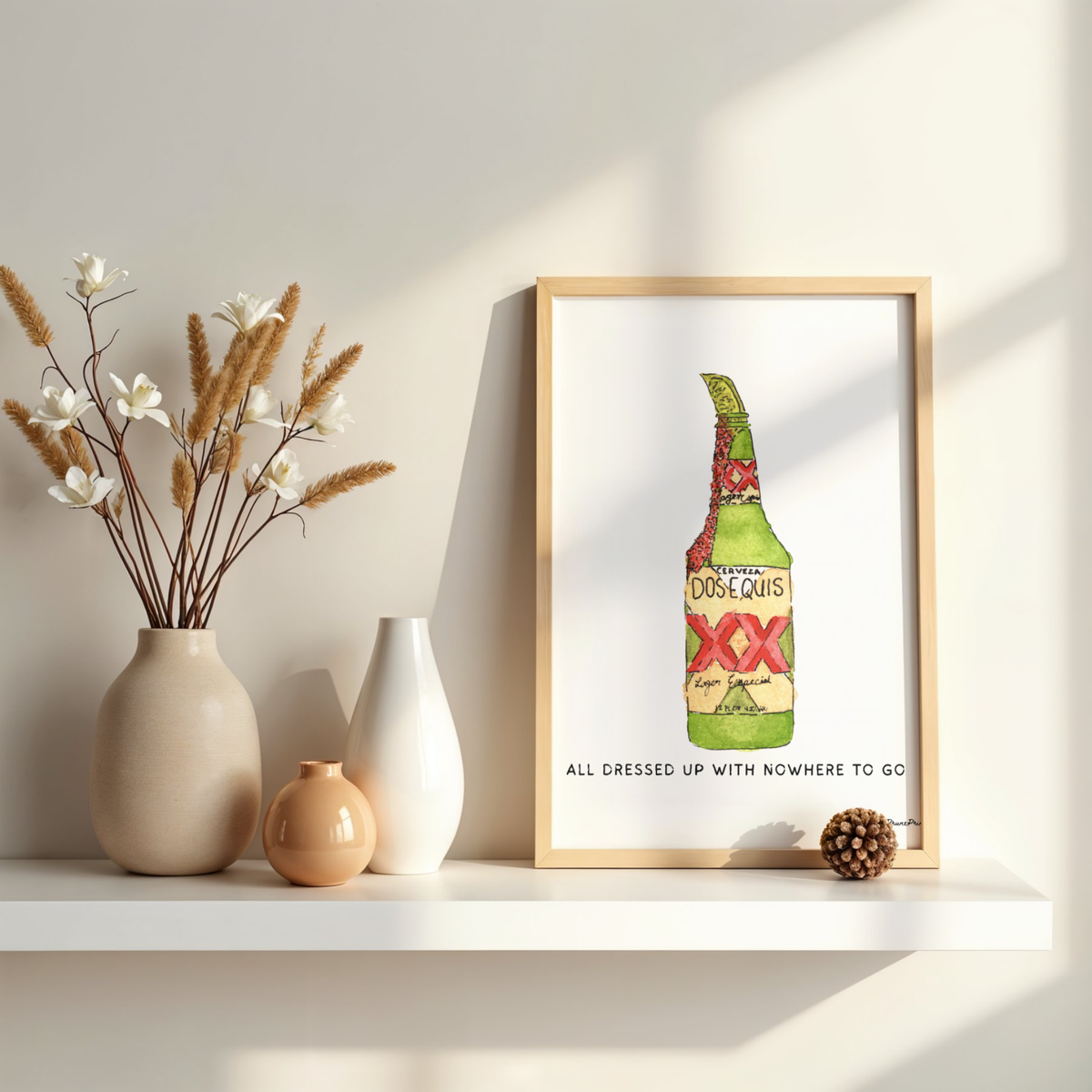 Dos Equis Dressed Print