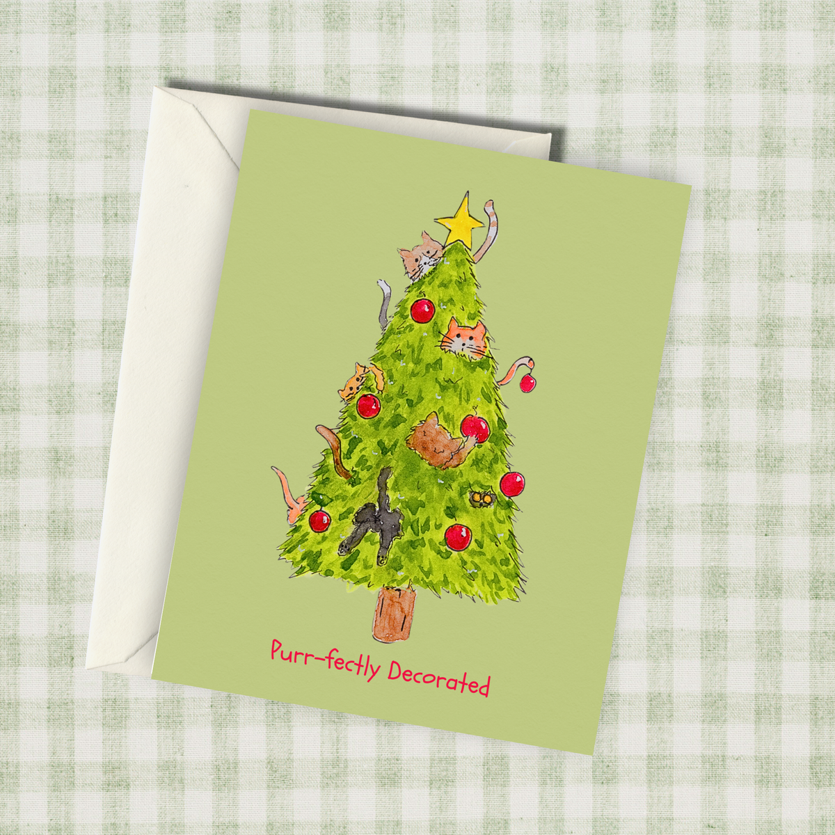 Purr-fectly Decorated Card