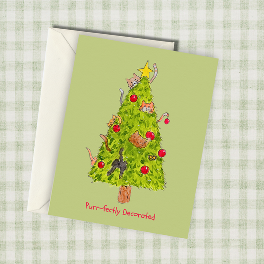 Purr-fectly Decorated Card