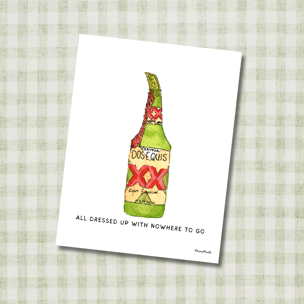 Dos Equis Dressed Print